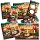 COLORFUL RETRO OLD NEW YORK CENTRAL PARK LIGHT SWITCH OUTLET WALL PLATE ROOM ART COLORFUL RETRO OLD NEW YORK CENTRAL PARK LIGHT SWITCH OUTLET WALL PLATE ROOM ART