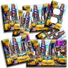NYC NEW YORK CITY YELLOW CABS TIMES SQUARE LIGHT SWITCH OUTLET GARAGE WALL PLATE NYC NEW YORK CITY YELLOW CABS TIMES SQUARE LIGHT SWITCH OUTLET GARAGE WALL PLATE