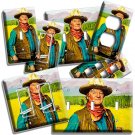 JOHN WAYNE PORTRAIT WESTERN ACTOR LIGHT SWITCH OUTLET WALL PLATES ROOM ART DECOR JOHN WAYNE PORTRAIT WESTERN ACTOR LIGHT SWITCH OUTLET WALL PLATES ROOM ART DECOR