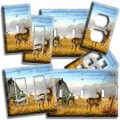 WHITETAIL DEER BUCK COUNTRY FARM BARN LIGHT SWITCH OUTLET WALL PLATES ROOM DECOR WHITETAIL DEER BUCK COUNTRY FARM BARN LIGHT SWITCH OUTLET WALL PLATES ROOM DECOR