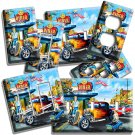 RETRO DINER HOT ROD FLAMES CAR LIGHT SWITCH OUTLET WALL PLATES GARAGE CAFE DECOR