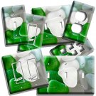 SEA GLASS LIGHT SWITCH OUTLET PLATE ROOM TROPICAL BEACH HOUSE NEW BATHROOM DECOR SEA GLASS LIGHT SWITCH OUTLET PLATE ROOM TROPICAL BEACH HOUSE NEW BATHROOM DECOR