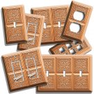 COPPER BRONZE TILES LooK IRISH KNOT WALL LIGHT SWITCH OUTLET PLATE KITCHEN DECOR COPPER BRONZE TILES LooK IRISH KNOT WALL LIGHT SWITCH OUTLET PLATE KITCHEN DECOR