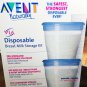 Avent Naturally pre sterilized disposable Milk Storage Kit for ISIS Breast pump