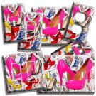 HOT PINK HIGH HEEL SEXY SHOES LIGHT SWITCH OUTLET WALLPLATE COVER NEW ROOM DECOR HOT PINK HIGH HEEL SEXY SHOES LIGHT SWITCH OUTLET WALLPLATE COVER NEW ROOM DECOR