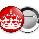 KEEP CALM UK UNITED KINGDOM BRITISH ENGLISH CROWN PINBACK PIN BUTTON GIFT IDEA KEEP CALM UK UNITED KINGDOM BRITISH ENGLISH CROWN PINBACK PIN BUTTON GIFT IDEA