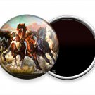 WILD AMERICAN HORSES RUNNING IN RIVER WATER FRIDGE REFRIGERATOR MAGNET GIFT IDEA WILD AMERICAN HORSES RUNNING IN RIVER WATER FRIDGE REFRIGERATOR MAGNET GIFT IDEA