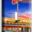 RETRO 50'S DINER CARS NEON LIGHTS LIGHT SWITCH 1 GANG WALL PLATE ROOM HOME DECOR RETRO 50'S DINER CARS NEON LIGHTS LIGHT SWITCH 1 GANG WALL PLATE ROOM HOME DECOR
