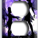 FAIRY GIRLS PURPLE MOON OUTLET WALL PLATE BEDROOM INFANT BABY NURSERY ROOM DECOR FAIRY GIRLS PURPLE MOON OUTLET WALL PLATE BEDROOM INFANT BABY NURSERY ROOM DECOR