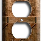 RUSTIC WOOD RANCH BARN DOOR OUTLET WALL PLATE LOG CABIN INTERIOR ROOM HOME DECOR RUSTIC WOOD RANCH BARN DOOR OUTLET WALL PLATE LOG CABIN INTERIOR ROOM HOME DECOR