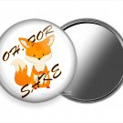 OH FOR FOX SAKE FUNNY QUOTE PURSE POCKET HANDHELD MIRROR CUTE LITTLE GIFT IDEA OH FOR FOX SAKE FUNNY QUOTE PURSE POCKET HANDHELD MIRROR CUTE LITTLE GIFT IDEA