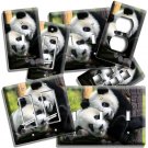 CUTE BABY PANDA BEAR CUB AND MOTHER LIGHT SWITCH OUTLET WALL PLATE ROOM HD DECOR