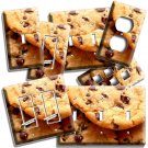 CHOCOLATE CHIP COOKIES LIGHT SWITCH OUTLET WALL PLATE HD ROOM KITCHEN CAFE DECOR