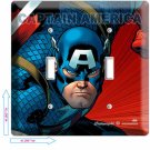 CAPTAIN AMERICA SUPERHERO DOUBLE LIGHT SWITCH WALL PLATE COVER BOYS BEDROOM ROOM CAPTAIN AMERICA SUPERHERO DOUBLE LIGHT SWITCH WALL PLATE COVER BOYS BEDROOM ROOM
