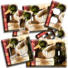RUSTIC COUNTRY BOOK SHELF DUCK LIGHT SWITCH OUTLET WALL PLATES HUNTING CABIN ART RUSTIC COUNTRY BOOK SHELF DUCK LIGHT SWITCH OUTLET WALL PLATES HUNTING CABIN ART