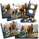 COWBOY HORSE COLORADO MOUNTAINS LIGHT SWITCH PLATE OUTLET WESTERN ART HOME DECOR COWBOY HORSE COLORADO MOUNTAINS LIGHT SWITCH PLATE OUTLET WESTERN ART HOME DECOR