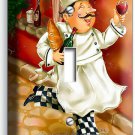 ITALIAN CHEF WITH RED WINE BREAD SINGLE LIGHT SWITCH WALL PLATE KITCHEN HD DECOR ITALIAN CHEF WITH RED WINE BREAD SINGLE LIGHT SWITCH WALL PLATE KITCHEN HD DECOR