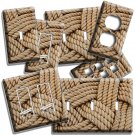 WEAVING JUTE ROPE STYLE LIGHT SWITCH OUTLET WALL PLATE KITCHEN BATHROOM HD DECOR WEAVING JUTE ROPE STYLE LIGHT SWITCH OUTLET WALL PLATE KITCHEN BATHROOM HD DECOR
