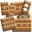 RUSTIC WICKER STRAW STYLE LIGHT SWITCH OUTLET WALL PLATES KITCHEN BATHROOM DECOR RUSTIC WICKER STRAW STYLE LIGHT SWITCH OUTLET WALL PLATES KITCHEN BATHROOM DECOR