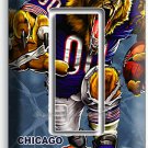 CHICAGO ANGRY BEARS SINGLE GFCI LIGHT SWITCH WALL PLATE FOOTBALL FAN ROOM DECOR CHICAGO ANGRY BEARS SINGLE GFCI LIGHT SWITCH WALL PLATE FOOTBALL FAN ROOM DECOR