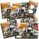 DWARF RED MAPLE NATURE STILL LIFE WATERFALL LIGHT SWITCH OUTLET WALL PLATE DECOR DWARF RED MAPLE NATURE STILL LIFE WATERFALL LIGHT SWITCH OUTLET WALL PLATE DECOR