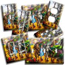 LIGHTSWITCH OUTLET YELLOW BRICK ROAD WIZARD OF OZ DOROTHY TOTO SCARECROW TIN MAN LIGHTSWITCH OUTLET YELLOW BRICK ROAD WIZARD OF OZ DOROTHY TOTO SCARECROW TIN MAN