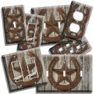 RUSTIC WESTERN COWBOY LONE STAR HORSESHOE LIGHT SWITCH OUTLET WALL PLATE DECOR RUSTIC WESTERN COWBOY LONE STAR HORSESHOE LIGHT SWITCH OUTLET WALL PLATE DECOR
