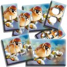 CUTE FAT SPARROW BIRD ON WILLOW TREE BRANCH LIGHT SWITCH OUTLET WALL PLATE DECOR CUTE FAT SPARROW BIRD ON WILLOW TREE BRANCH LIGHT SWITCH OUTLET WALL PLATE DECOR