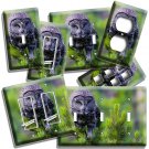 WISE RARE GRAY OWL ON A PINE TREE LIGHT SWITCH OUTLET WALL PLATE ROOM HOME DECOR WISE RARE GRAY OWL ON A PINE TREE LIGHT SWITCH OUTLET WALL PLATE ROOM HOME DECOR