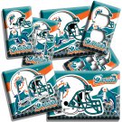 MIAMI DOLPHINS FOOTBALL TEAM HELMET LIGHT SWITCH OUTLET WALL PLATE MANCAVE DECOR