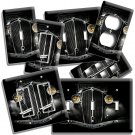 BLACK VINTAGE RETRO CAR LIGHT SWITCH OUTLET WALL PLATE GARAGE AUTO SHOP HD DECOR