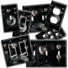 LIGHT SWITCH OUTLET WALL PLATE BLACK STEREO SPEAKERS TWEETERS MUSIC STUDIO DECOR LIGHT SWITCH OUTLET WALL PLATE BLACK STEREO SPEAKERS TWEETERS MUSIC STUDIO DECOR
