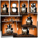 LIGHT SWITCH OUTLET WALL PLATE COFFEE BEANS VINTAGE MANUAL GRINDER KITCHEN DECOR LIGHT SWITCH OUTLET WALL PLATE COFFEE BEANS VINTAGE MANUAL GRINDER KITCHEN DECOR