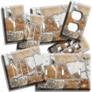 RUSTIC NATURAL STONE TILE STYLE LIGHT SWITCH OUTLET PLATE ROOM KITCHEN ART DECOR RUSTIC NATURAL STONE TILE STYLE LIGHT SWITCH OUTLET PLATE ROOM KITCHEN ART DECOR