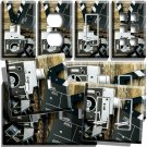 RETRO VINTAGE CAMERA MOVIE STUDIO FILM CLAPPER LIGHT SWITCH OUTLET PLATES DECOR RETRO VINTAGE CAMERA MOVIE STUDIO FILM CLAPPER LIGHT SWITCH OUTLET PLATES DECOR