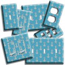 VINTAGE SAILBOAT BOAT ANCHOR THEME LIGHT SWITCH OUTLET PLATE NAUTICAL ROOM DECOR