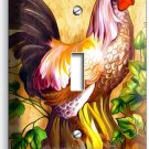 COLORFUL RUSTIC COUNTRY FARM ROOSTER 1GANG LIGHT SWITCH WALL PLATE KITCHEN DECOR COLORFUL RUSTIC COUNTRY FARM ROOSTER 1GANG LIGHT SWITCH WALL PLATE KITCHEN DECOR
