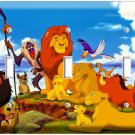 LION KING SIMBA NALA TIMON PUMBAA TRIPLE LIGHT SWITCH WALL PLATE ROOM ART DECOR LION KING SIMBA NALA TIMON PUMBAA TRIPLE LIGHT SWITCH WALL PLATE ROOM ART DECOR