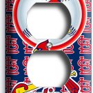 ST LOUIS CARDINALS BASEBALL TEAM OUTLET WALL PLATE MAN CAVE ROOM SPORT ART DECOR ST LOUIS CARDINALS BASEBALL TEAM OUTLET WALL PLATE MAN CAVE ROOM SPORT ART DECOR