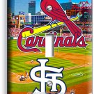 ST LOUIS CARDINALS BASEBALL TEAM 1 GANG LIGHT SWITCH WALL PLATE SPORT ROOM DECOR ST LOUIS CARDINALS BASEBALL TEAM 1 GANG LIGHT SWITCH WALL PLATE SPORT ROOM DECOR