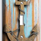 NAUTICAL ANCHOR RUSTIC WEATHERED WOOD LOOK SINGLE LIGHT SWITCH WALL PLATE HD ART NAUTICAL ANCHOR RUSTIC WEATHERED WOOD LOOK SINGLE LIGHT SWITCH WALL PLATE HD ART