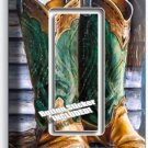 RUSTIC COUNTRY GREEN COWBOY BOOTS 1GFI LIGHT SWITCH PLATE WALL WESTERN ART DECOR