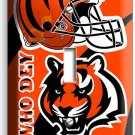 CINCINNATI BENGALS FOOTBALL TEAM 1G LIGHT SWITCH WALL PLATE MAN CAVE SPORT DECOR CINCINNATI BENGALS FOOTBALL TEAM 1G LIGHT SWITCH WALL PLATE MAN CAVE SPORT DECOR
