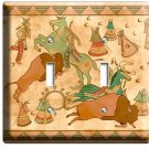 NATIVE AMERICAN INDIAN HUNTING BUFFALO 2G LIGHT SWITCH WALL PLATES TIPI ROOM ART NATIVE AMERICAN INDIAN HUNTING BUFFALO 2G LIGHT SWITCH WALL PLATES TIPI ROOM ART