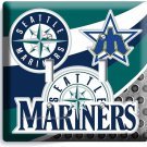 SEATTLE MARINERS BASEBALL TEAM DOUBLE LIGHT SWITCH WALL PLATE MAN CAVE ART DECOR SEATTLE MARINERS BASEBALL TEAM DOUBLE LIGHT SWITCH WALL PLATE MAN CAVE ART DECOR