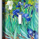 VINCENT VAN GOGH IRISES FLOWER GARDEN 1G LIGHTSWITCH WALL PLATE ART STUDIO DECOR VINCENT VAN GOGH IRISES FLOWER GARDEN 1G LIGHTSWITCH WALL PLATE ART STUDIO DECOR
