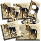 WILD COYOTE SNOW WINTER PRAIRIE LIGHT SWITCH OUTLET WALL PLATE ANIMAL ROOM DECOR WILD COYOTE SNOW WINTER PRAIRIE LIGHT SWITCH OUTLET WALL PLATE ANIMAL ROOM DECOR