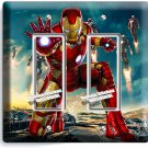 IRONMAN SUPERHERO 2 GFI LIGHT SWITCH WALL PLATE BOYS GAME ROOM IRON MAN HD DECOR IRONMAN SUPERHERO 2 GFI LIGHT SWITCH WALL PLATE BOYS GAME ROOM IRON MAN HD DECOR