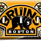 BOSTON BRUINS HOCKEY TEAM TRIPLE LIGHT SWITCH WALL PLATE MAN CAVE ROOM ART DECOR