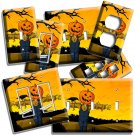 HALLOWEEN SCARY SCARECROW PUMPKIN CROW LIGHT SWITCH OUTLET WALL PLATE HOME DECOR HALLOWEEN SCARY SCARECROW PUMPKIN CROW LIGHT SWITCH OUTLET WALL PLATE HOME DECOR
